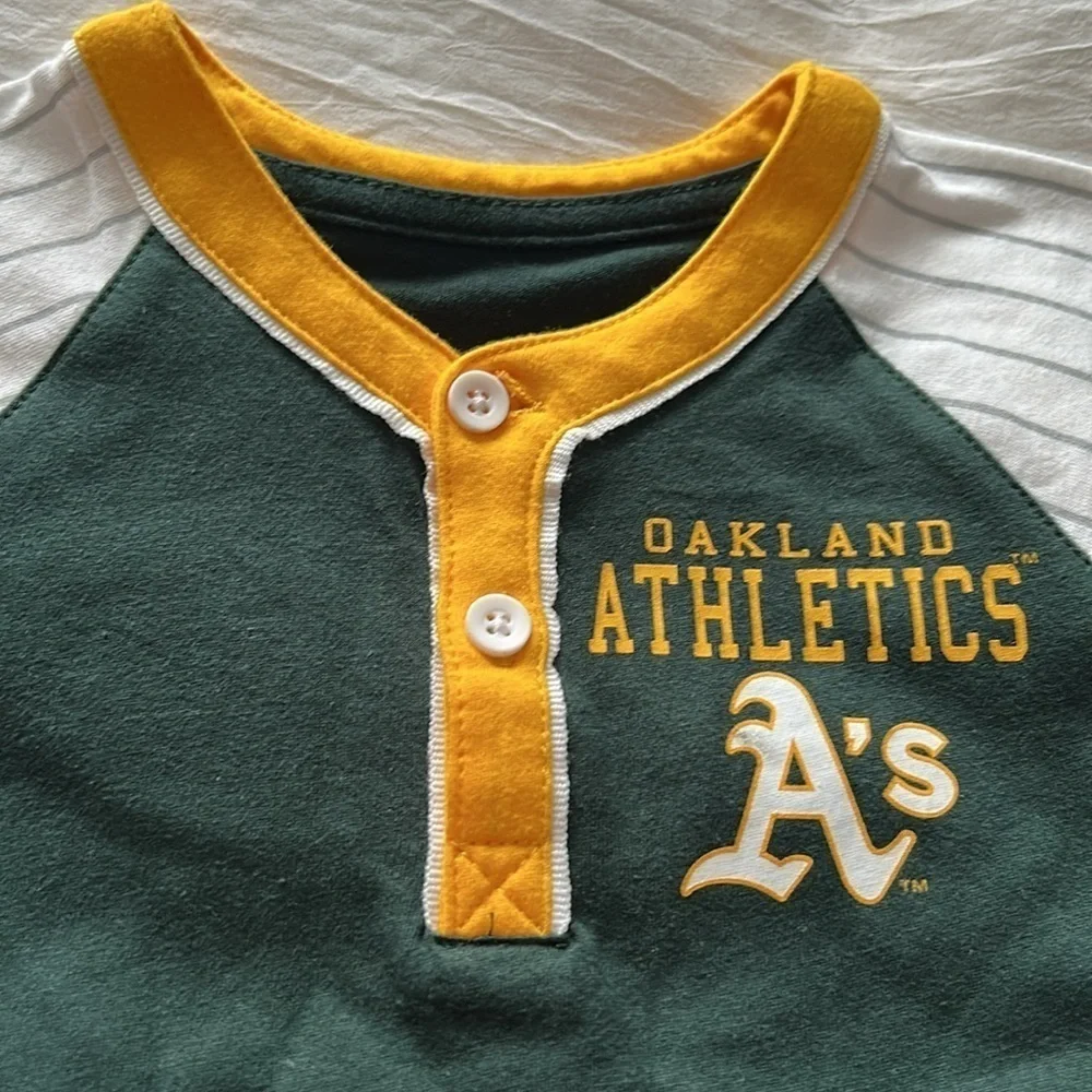 MLB Bodysuit One Piece Romper Infants 3M Oakland A's Athletics - New with tags